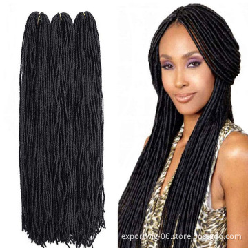 Wholesale Sister Locs Hair Extensions Sisterlocks Faux Locs Crochet Hair For Women And Men Solid And Ombre Color Synthetic Fiber